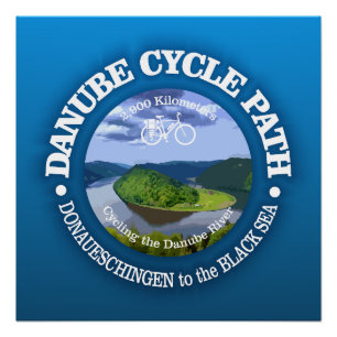 Donaufietspad (cyclus c) perfect poster