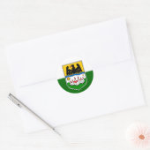 Donauschwaben Flag Sticker (Envelop)