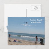 Donc belle Venice Beach Carte Postale ! (Devant / Derrière)