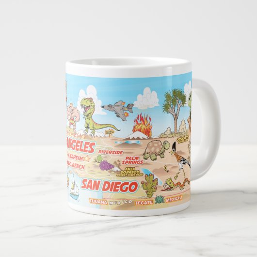 Donc Cal Giant Café Mug (Devant droit)