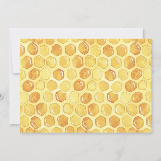 Donc, Sweet To Bee First Birthday Invitation (Dos)