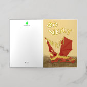 Donc Très Joyeux, Dragon Rouge, carte de voeux (Mise à l'extérieur)