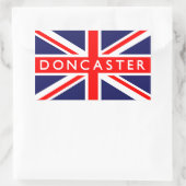 Doncaster UK Flag Rechthoekige Sticker (Tas)