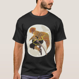 Donder ademen Zen (Maan) T-shirt