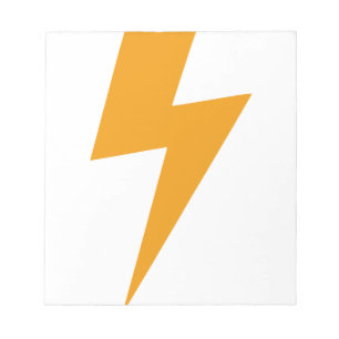 Donder Energie Geel Print Notitieblok