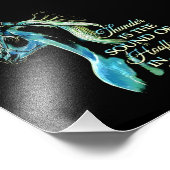 Donder is het geluid van hoofden in de hemel foto afdruk (Hoek)