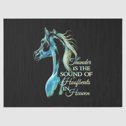 Donder is het geluid van hoofden in de hemel tissuepapier (Voorkant)