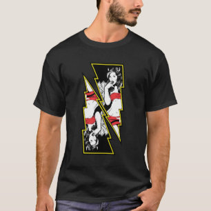 Donder meisje met hoorns t-shirt