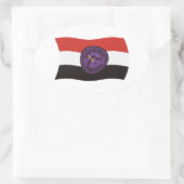 Donder Mountain Lenape Nation Flag Sticker (Tas)