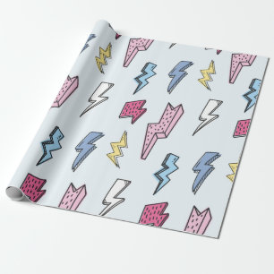 Donder naadloze illustratie achtergrond cadeaupapier