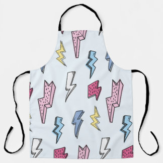 Donder naadloze  illustratie achtergrond schort