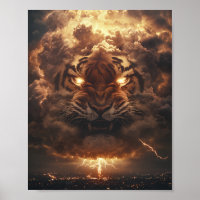 Donder Tijger Rijzend uit de Storm