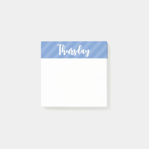 Donderdag - Dagen van de Week - Post It Notes