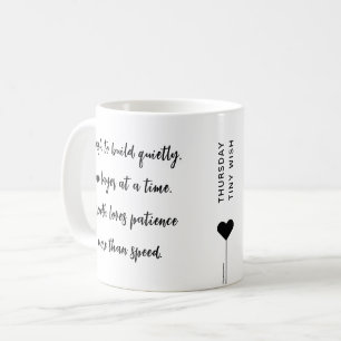 Donderdag Motivatie Affirmatie Quote Koffiemok