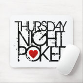 Donderdag nacht Poker Muismat (Met muis)