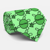Donderdag Turtle Stropdas (Opgerold)