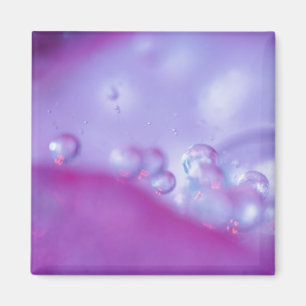 Donderdruppels op abstract bloempetaal. Krediet al Magneet