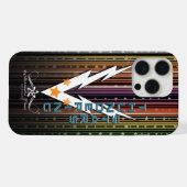 Donderende sterren iPhone hoesje (Achterkant horizontaal)