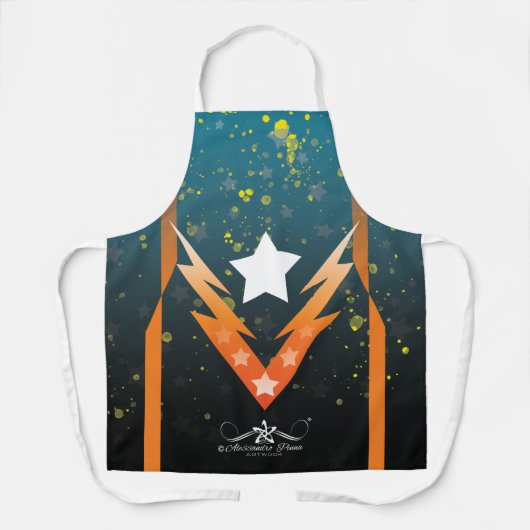 Donderende sterren schort (Voorkant)