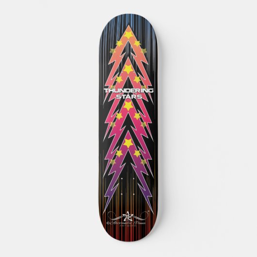 Donderende sterren skateboard (Voorkant)