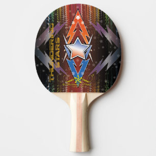 Donderende sterren tafeltennisbatje