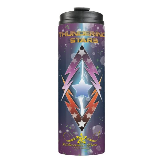 Donderende sterren thermosbeker (Voorkant)