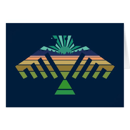 dondervogel zonsondergang (Voorkant Horizontaal)