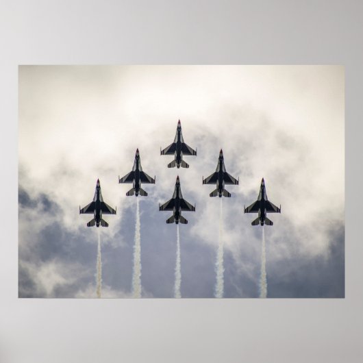Dondervogels Delta-formatie Poster (Voorkant)
