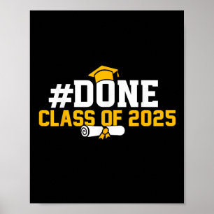 #done CL van 2025 Afstuderen voor haar Hem Afstude Poster