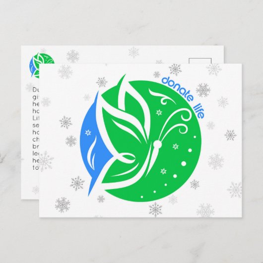  Doneer Life Kaart voor Bedrijven (Voorkant / Achterkant)