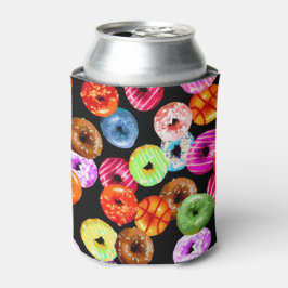 Doneert naadloos patroon + uw achtergrond. en idee blikjeskoeler