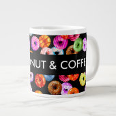 Doneert naadloos patroon + uw achtergrond. en idee extra grote beker (Voorkant rechts)