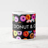 Doneert naadloos patroon + uw achtergrond. en idee extra grote beker (Voorkant)