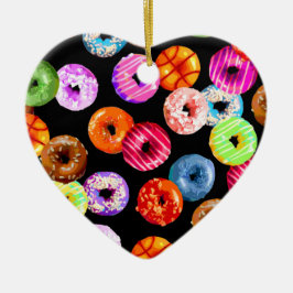 Doneert naadloos patroon + uw achtergrond. en idee keramisch ornament