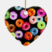 Doneert naadloos patroon + uw achtergrond. en idee keramisch ornament (Achterkant)