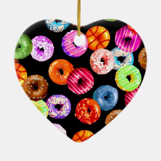 Doneert naadloos patroon + uw achtergrond. en idee keramisch ornament (Achterkant)