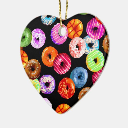 Doneert naadloos patroon + uw achtergrond. en idee keramisch ornament (Links)