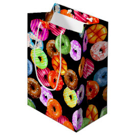 Doneert naadloos patroon + uw achtergrond. en idee medium cadeauzakje