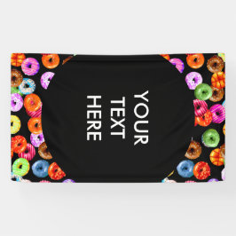 Doneert naadloos patroon + uw achtergrond. en idee spandoek