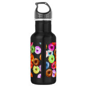 Doneert naadloos patroon + uw achtergrond. en idee waterfles  (Achterkant)