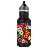 Doneert naadloos patroon + uw achtergrond. en idee waterfles  (Rechts)