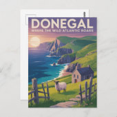 Donegal Ireland Briefkaart (Voorkant / Achterkant)