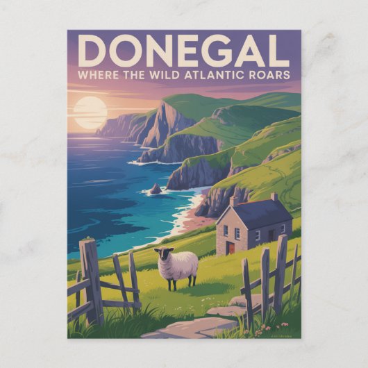 Donegal Ireland Briefkaart (Voorkant)