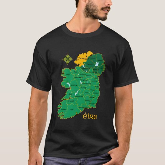 Donegal Irlande Comté Sweat - shirt à capuche Iris (Devant)