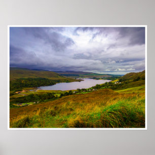 Donegal Rivierdal Muurkunst   Ierland Landschap Poster