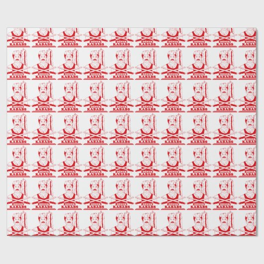 Doner Kabab, Turks keuken Cadeaupapier (Vlak)