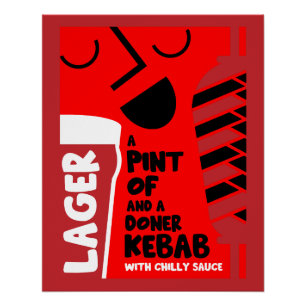 Doner Kebab Perfect Poster