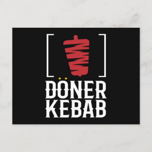 Döner Kebab Rotisserie Snack Briefkaart