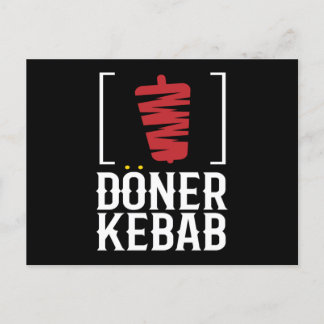 Döner Kebab Rotisserie Snack Briefkaart