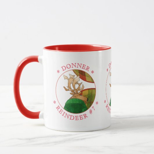 DONER REINDEER Red Combo Mug (Gauche)